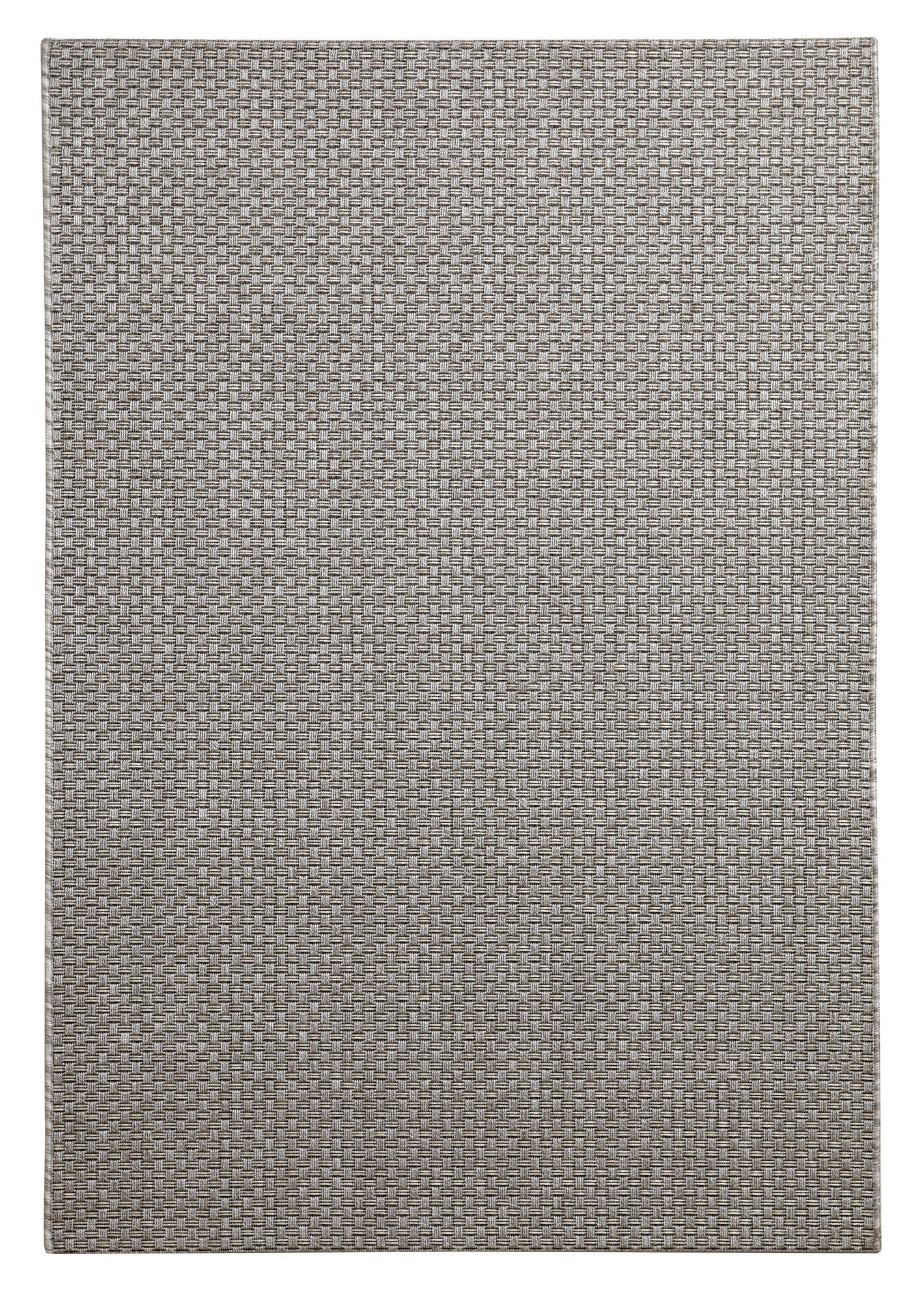 Colours Fearne Basket Weave Grey Indoor & Outdoor Rug 230Cmx160Cm | Compare The Build