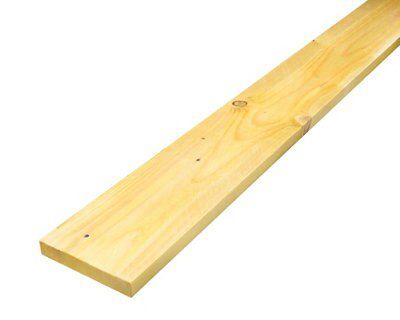 Rough sawn Whitewood Stick timber (L)2.4m (W)150mm (T)22mm, Pack of 4 Price Comparisons | Compare The Build