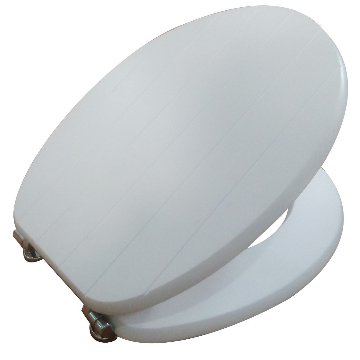 Cooke & Lewis Nicolina White Tongue & Groove Toilet Seat | Compare The Build