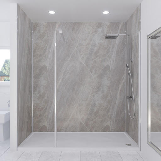 Multipanel Linda Barker Soapstone Stellar 900mm, 1800mm & 900mm Sides - Solution for Alcove Installations (3 walls) Price Comparisons | Compare The Build