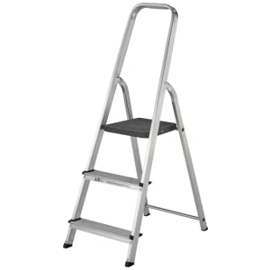 Werner High Handrail 3 Tread Aluminium Stepladder Price Comparisons | Compare The Build