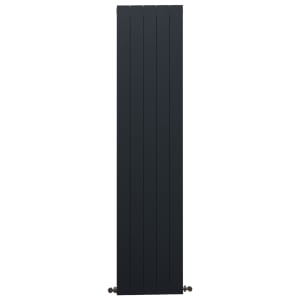 Towelrads Walton Black Vertical Aluminium Designer Radiator - 1800 x 450mm | Compare The Build