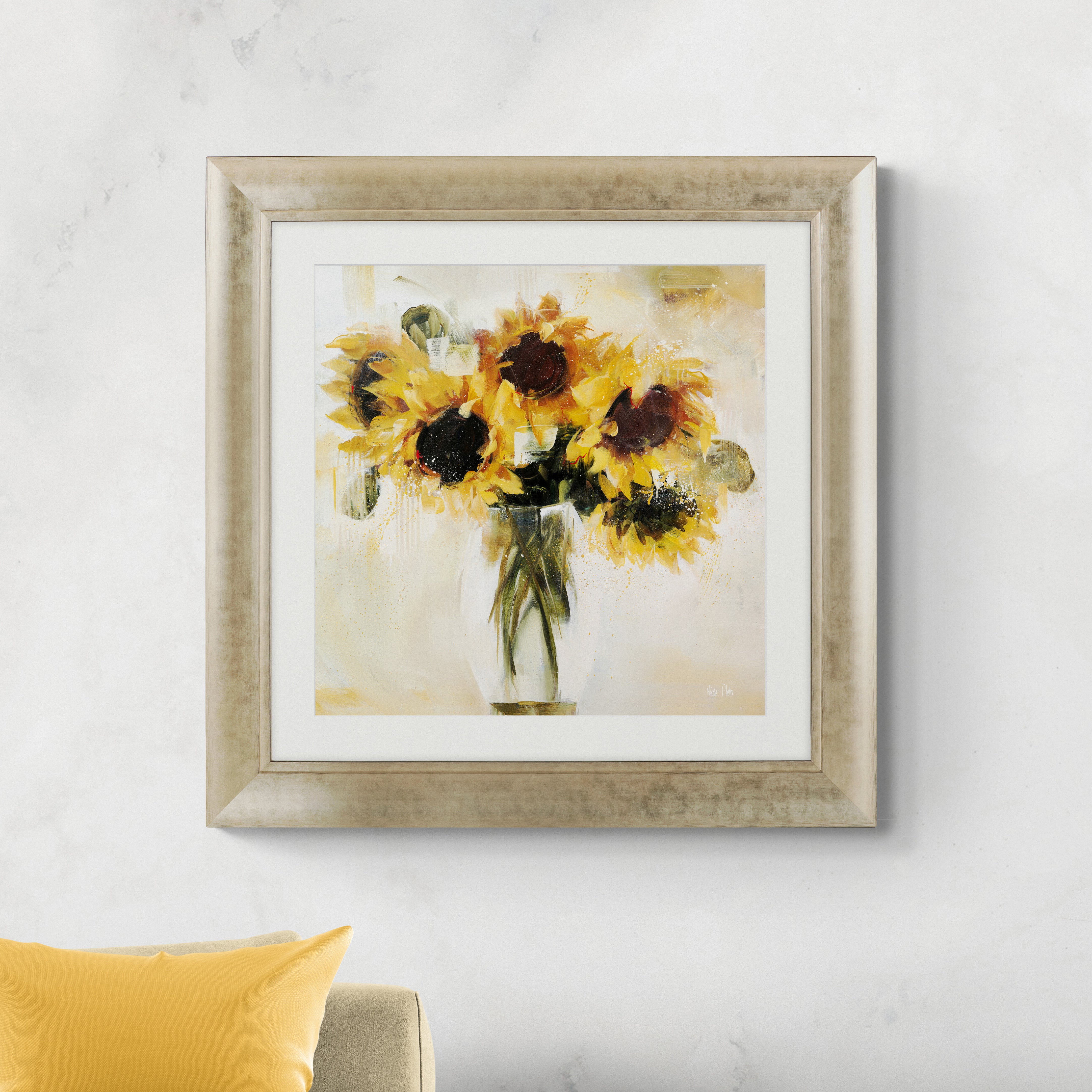 Dreaming In Yellow by Nicole Pletts Framed Print Yellow Price Comparisons | Compare The Build