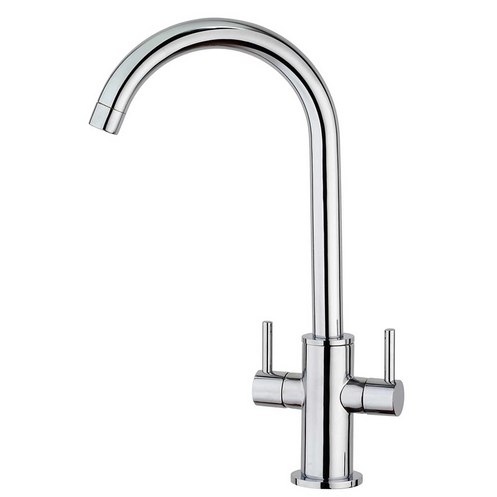 Leonie Twin Lever Tap Chrome Price Comparisons | Compare The Build