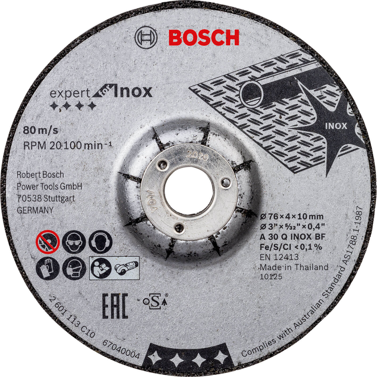 Bosch Expert 76mm Inox Cutting Disc for GWS 12V-76 Pack of 2 76mm 4mm 10mm | Compare The Build