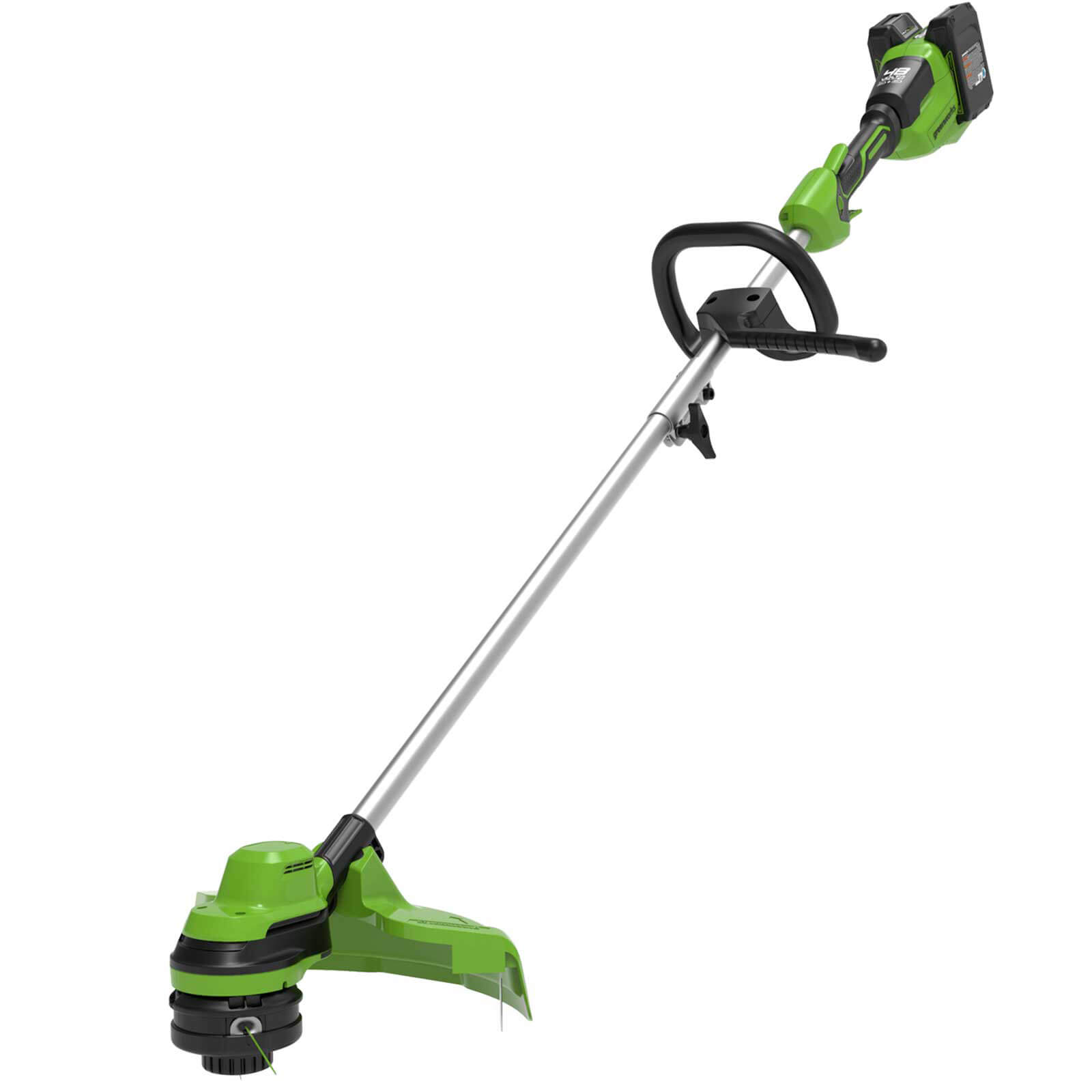 Greenworks GD24X2LT 48v Cordless Grass Trimmer 330mm 2 x 2ah Li-ion Charger Price Comparisons | Compare The Build