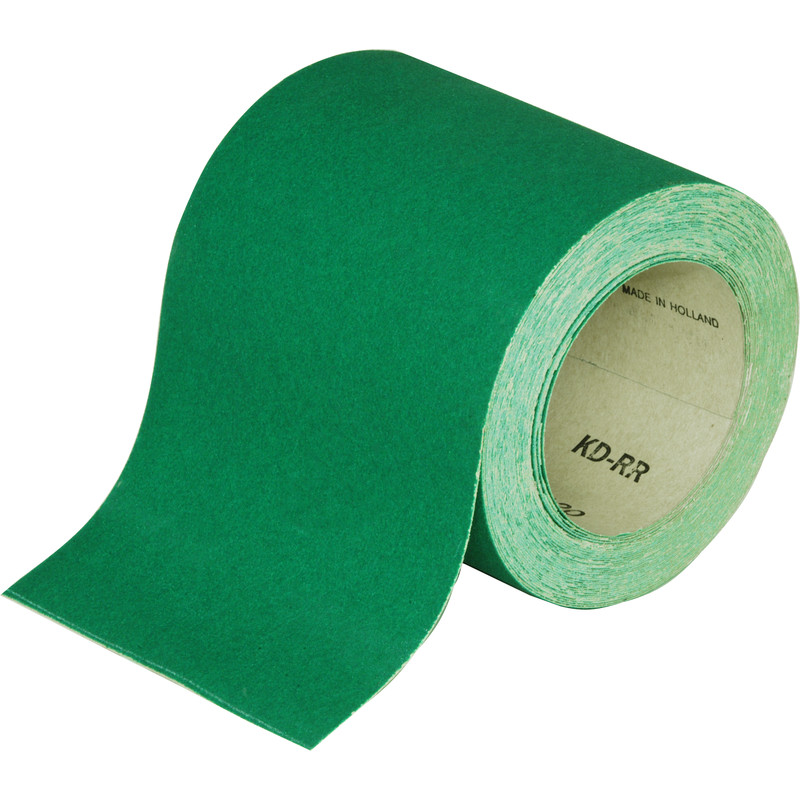 Norton Aluminium Oxide Sanding Roll 115mm x 10m 120 Grit in Green Price Comparisons | Compare The Build