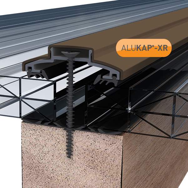 ALUKAP-XR 60mm Aluminium Bar with End Cap in Brown - 6m AKX326B Price Comparisons | Compare The Build