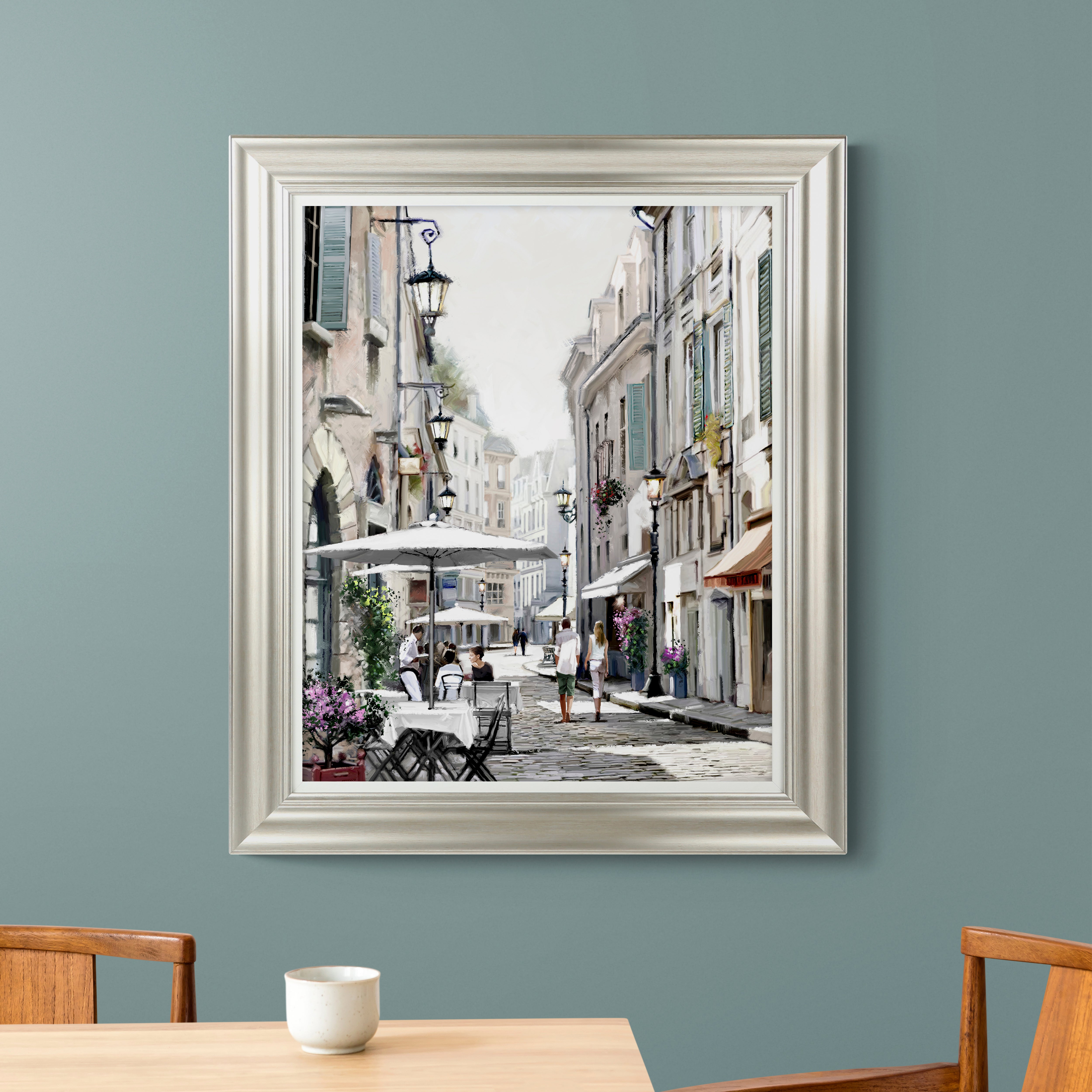 Summer Street II by Richard Macneil Framed Print Natural Price Comparisons | Compare The Build