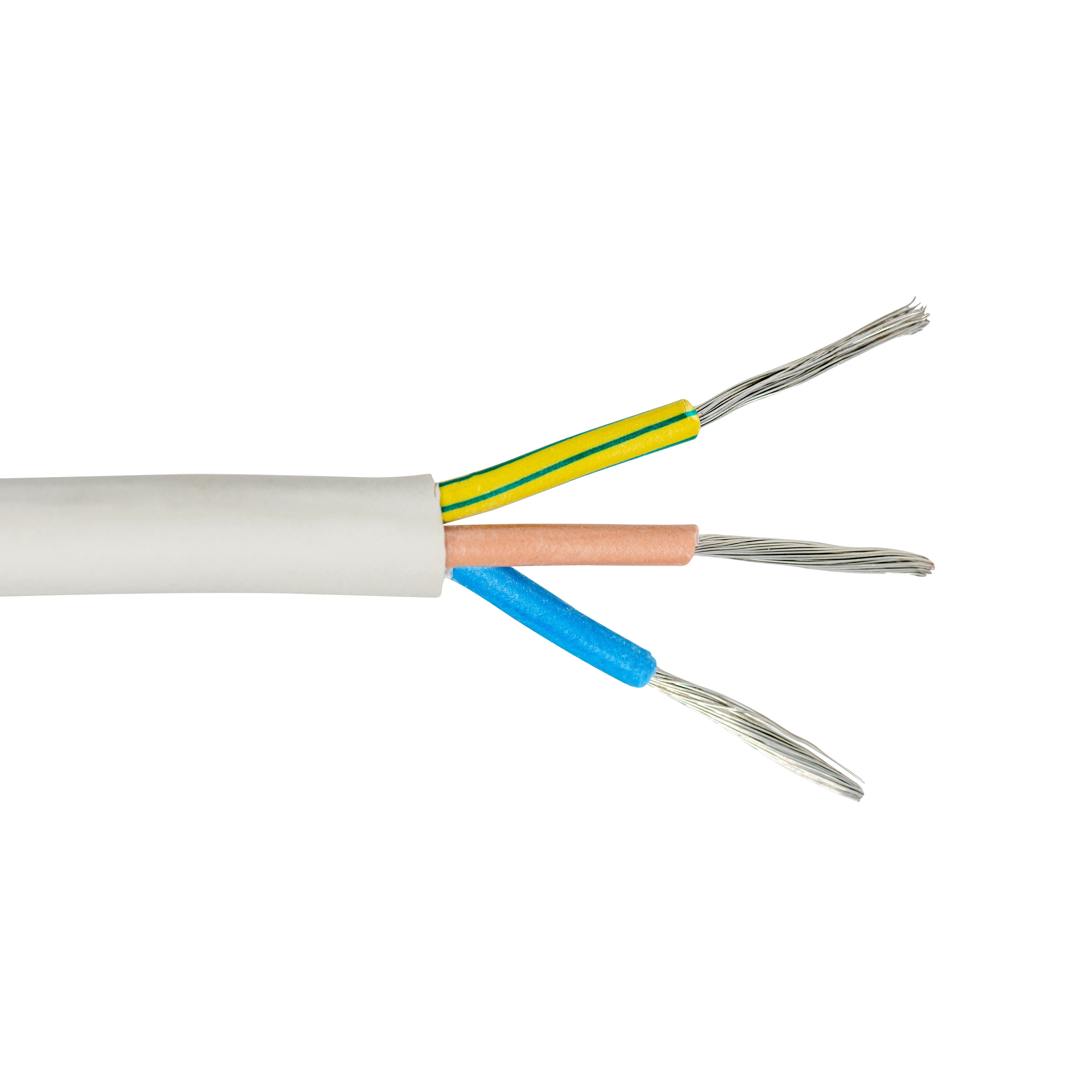 Time 3183Tq White Resistant To Heat Cable 1.5mm² X 1M Price Comparisons | Compare The Build