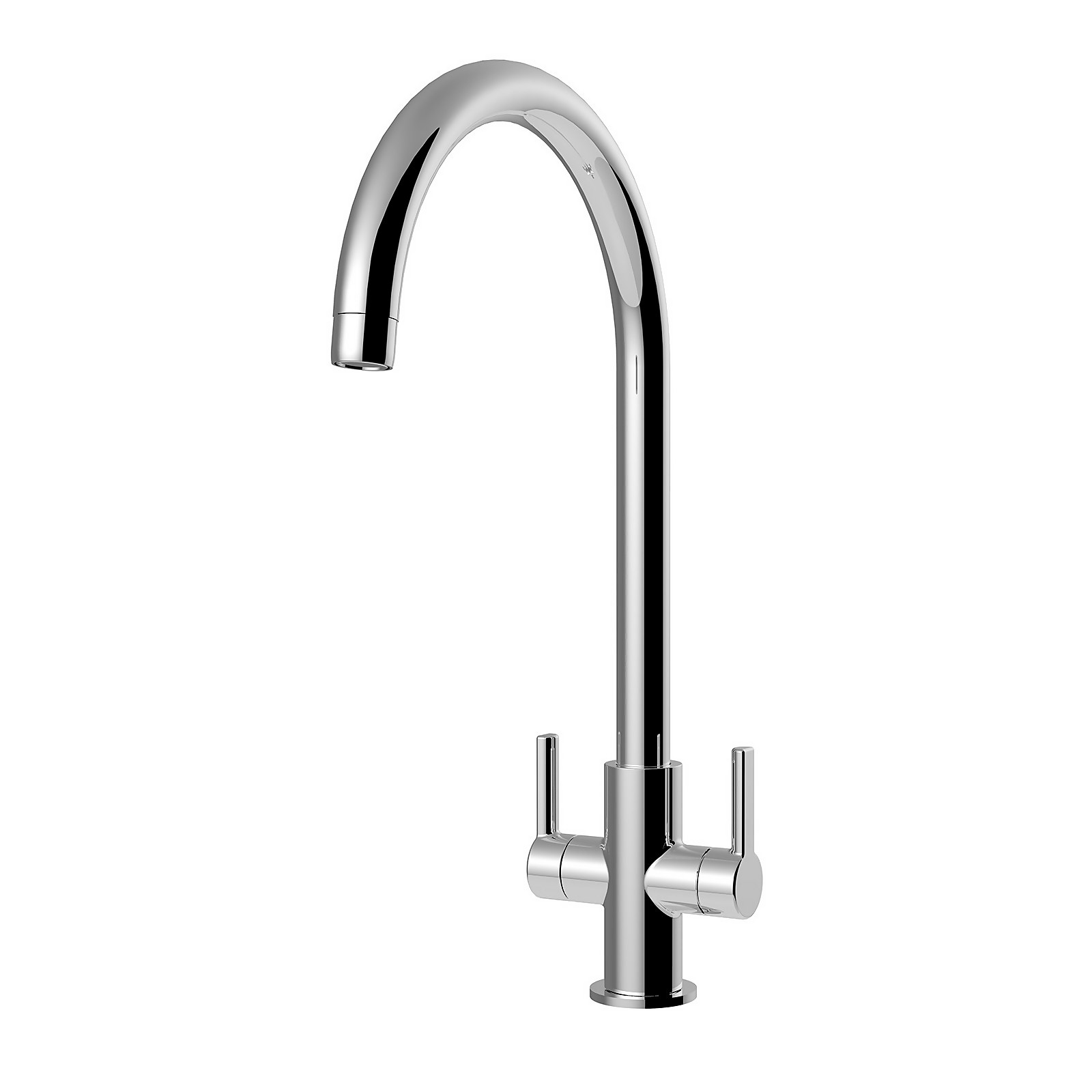 Franke Lina Twin Lever Tap Chrome Price Comparisons | Compare The Build