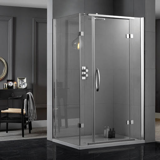 Aquadart Inline Semi Frameless Hinged Shower Enclosure 1200 x 800mm - 8mm Price Comparisons | Compare The Build