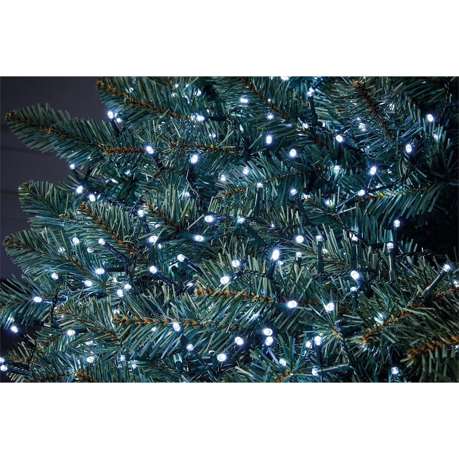 300 LED Timer String Christmas Tree Lights Bright White (Battery Operated) Price Comparisons | Compare The Build