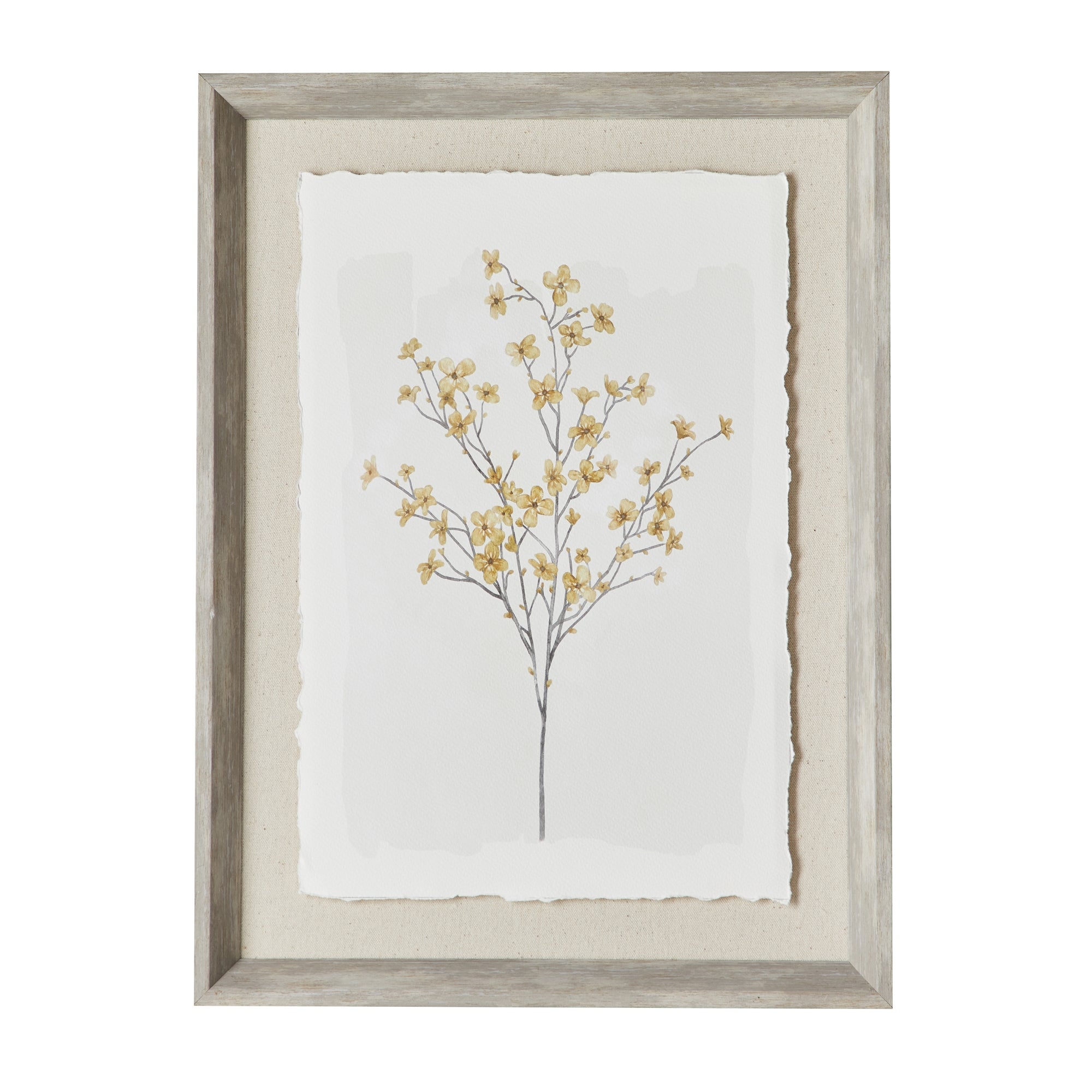 Yellow Flowers Framed Print Yellow Price Comparisons | Compare The Build