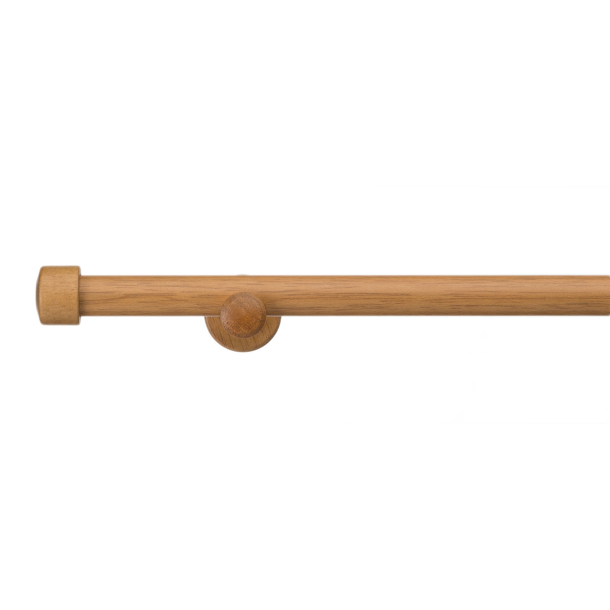 Trinity Wooden Eyelet Curtain Pole Dia. 28mm Black Price Comparisons | Compare The Build