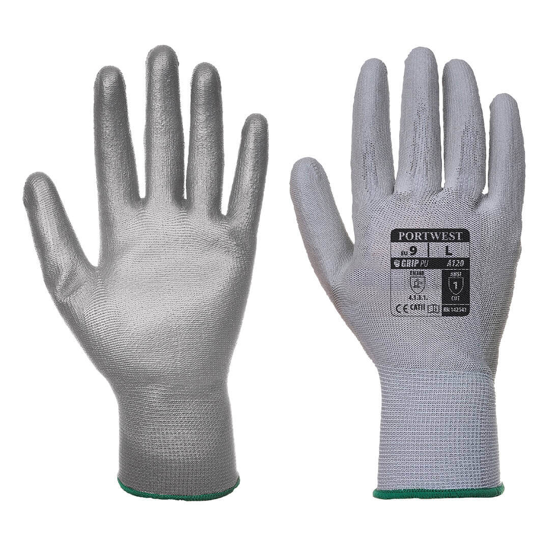 Portwest PU Palm General Handling Grip Gloves Grey M Price Comparisons | Compare The Build