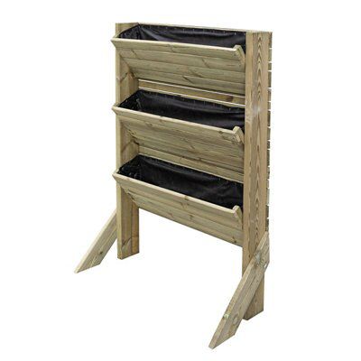 Rowlinson Brown Rectangular Planter 35Cm Price Comparisons | Compare The Build