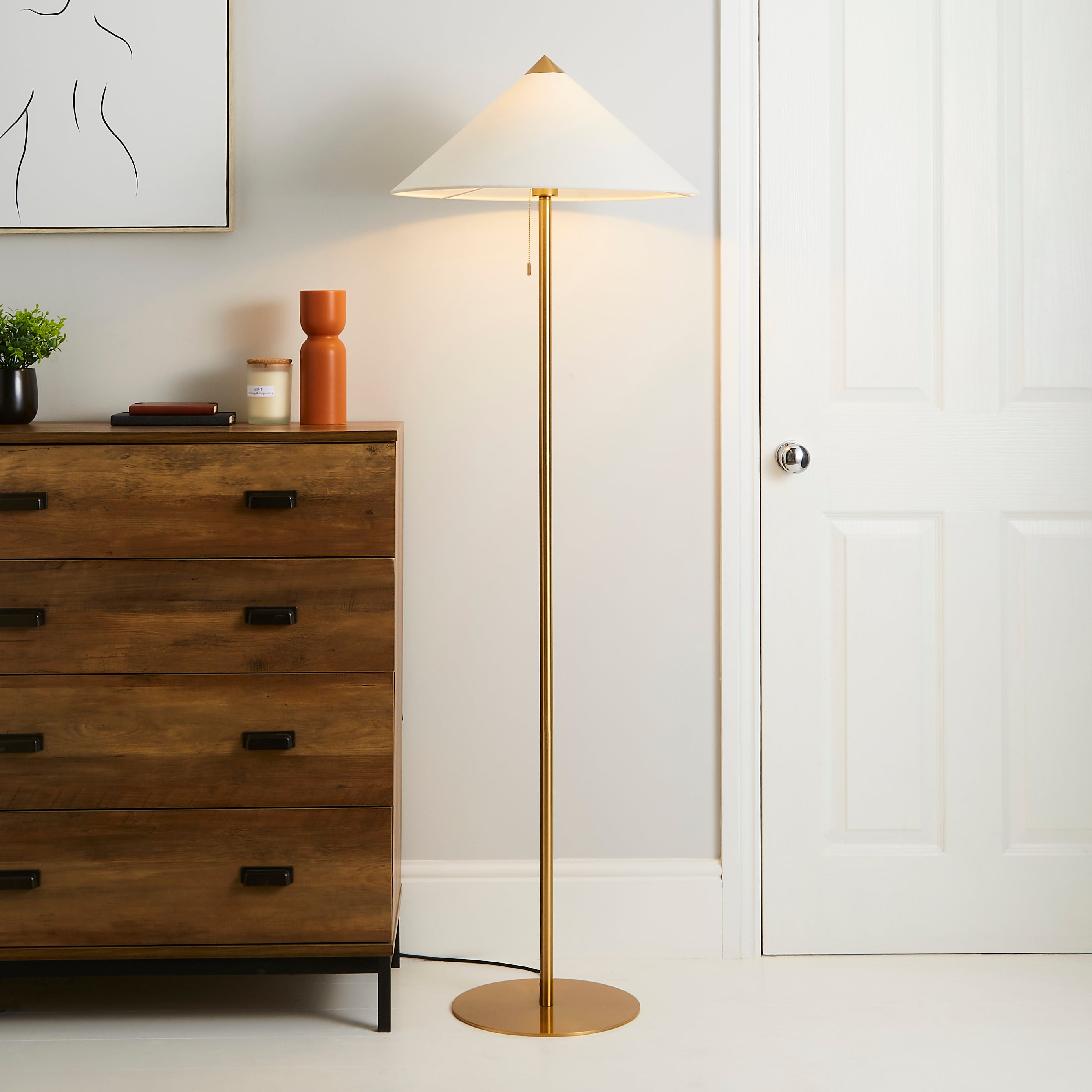Kyoto Floor Lamp Brown Price Comparisons | Compare The Build