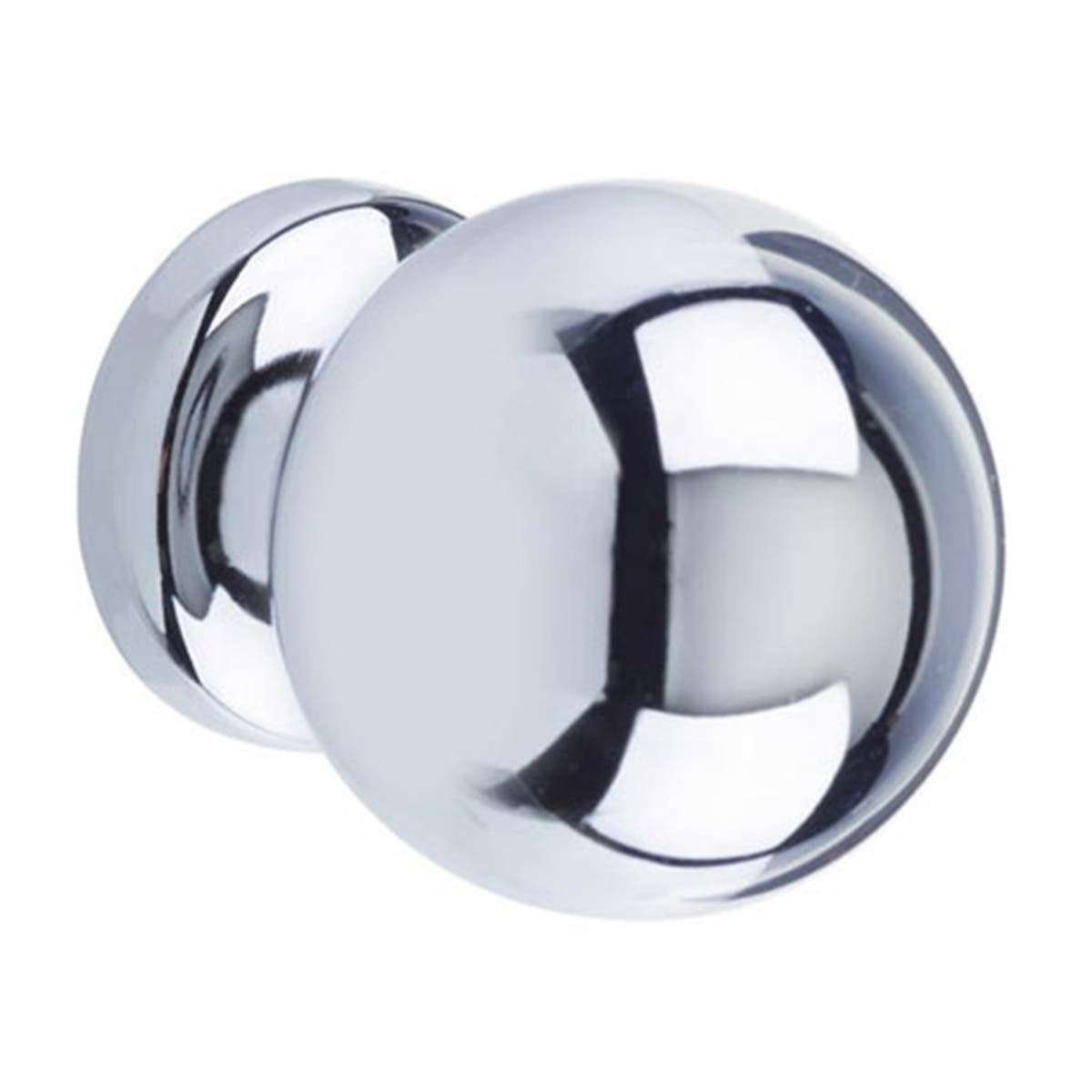 Round Ball Cabinet Knob Flat Base 25mm Chrome | Compare The Build