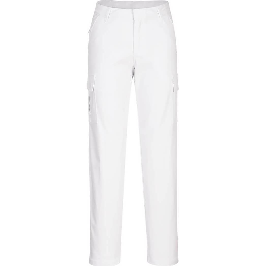 Portwest Womens Stretch Cargo Trousers White 38" 31" Price Comparisons | Compare The Build