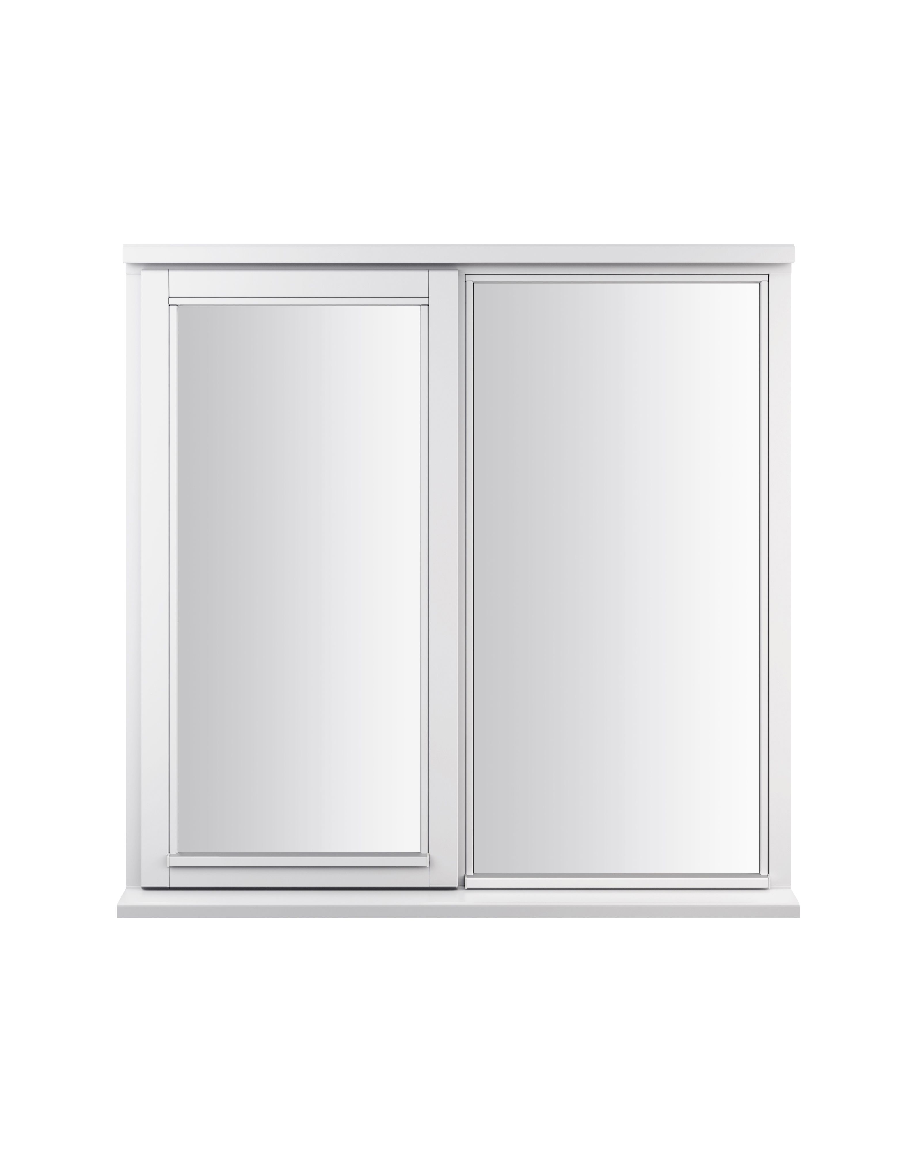 GoodHome Clear Double Glazed White Left-Handed Window, (H)1045mm (W)1195mm Price Comparisons | Compare The Build