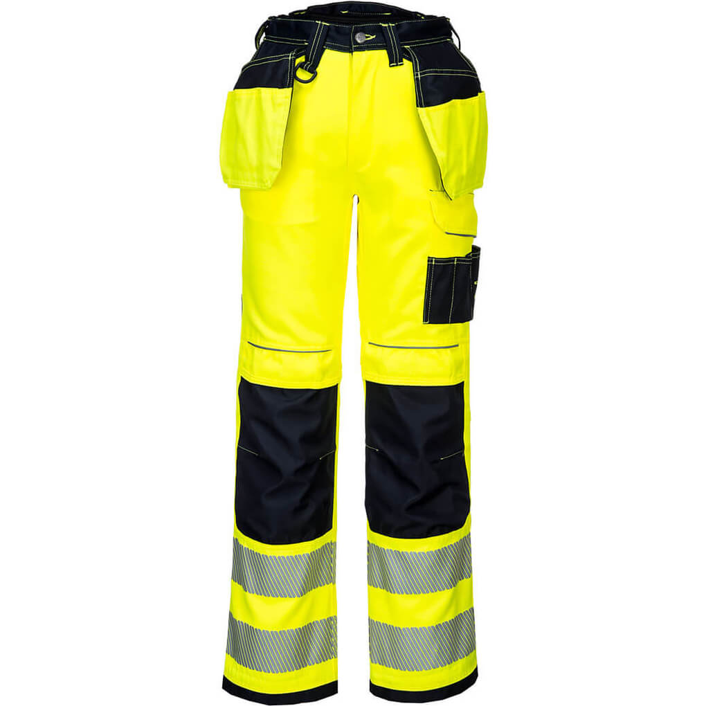 Portwest PW3 Hi Vis Stretch Holster Trousers Yellow / Black 42" 31" Price Comparisons | Compare The Build