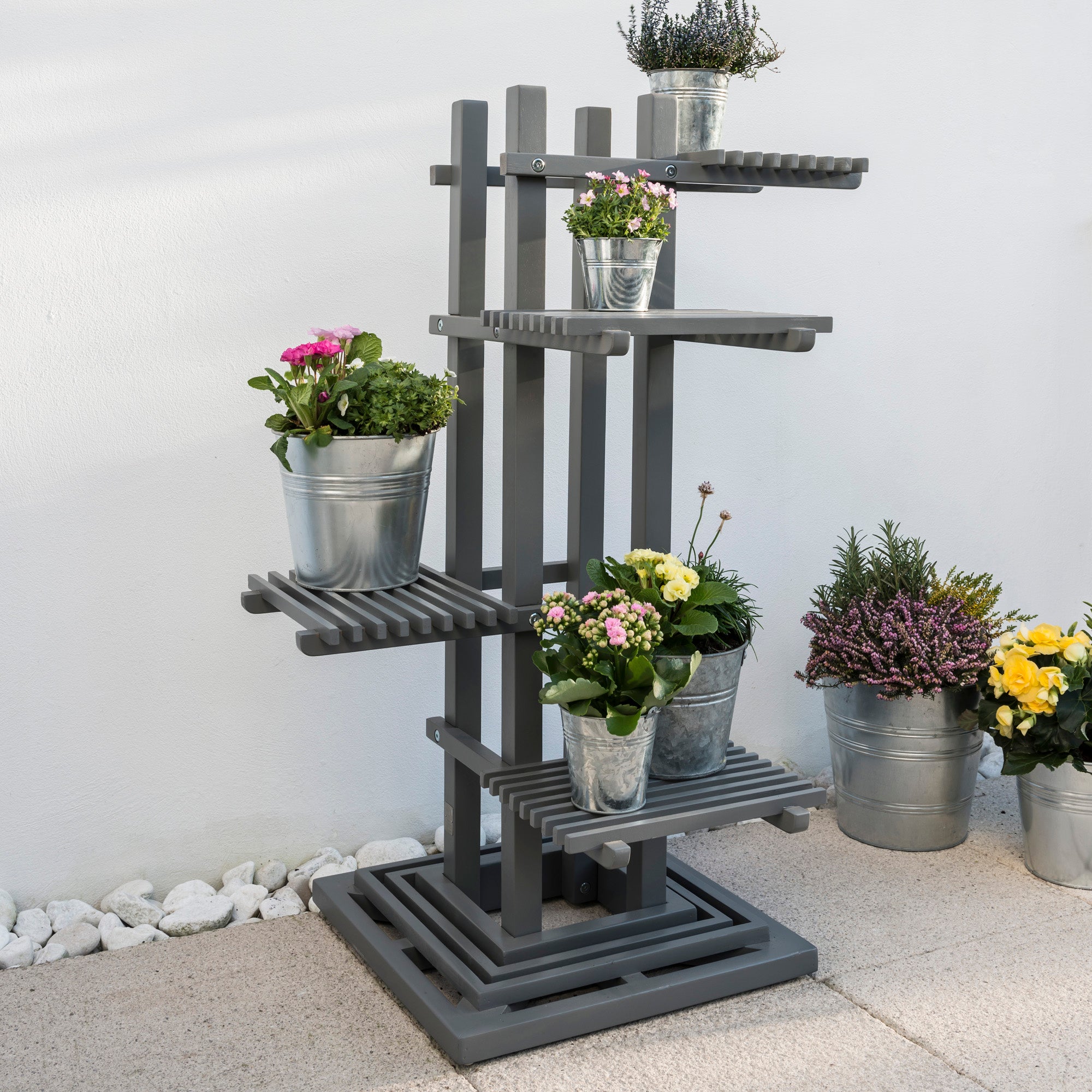 Grigio Plant Stand Grey Price Comparisons | Compare The Build