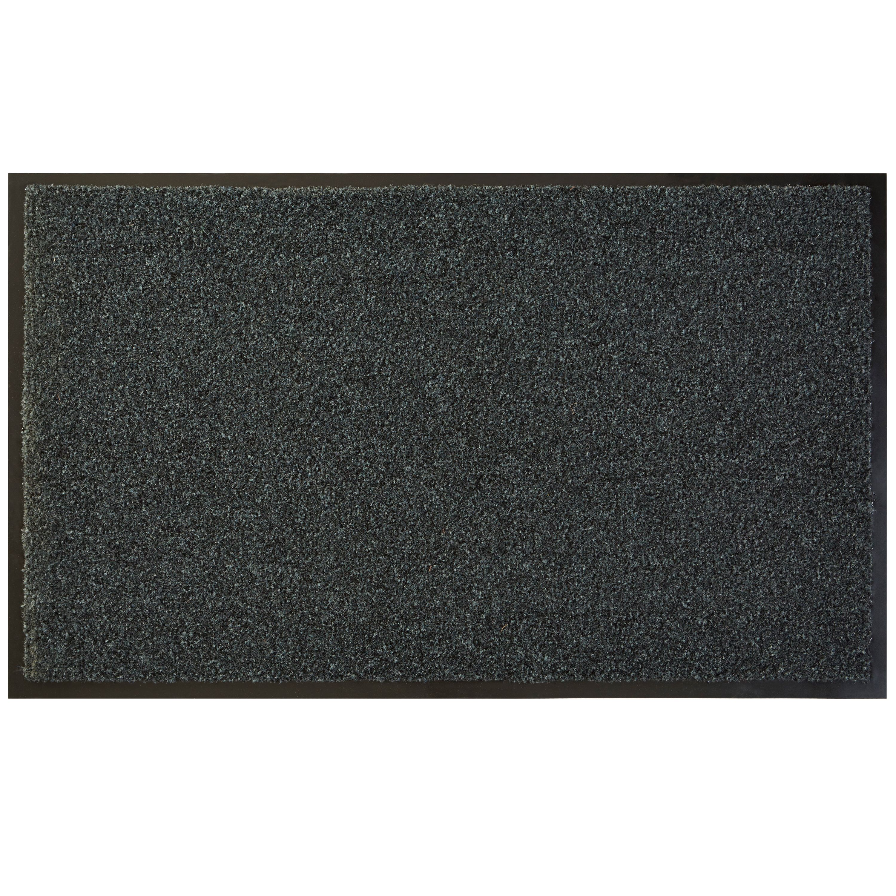 Diall Dark Grey Rectangular Door Mat, 75Cm X 45Cm Price Comparisons | Compare The Build