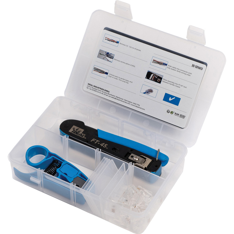 Ideal Industries EMEA Ideal Industries RJ45 FT-45 Feed Thru Cable Kit (43 x 135 x 185mm) Price Comparisons | Compare The Build