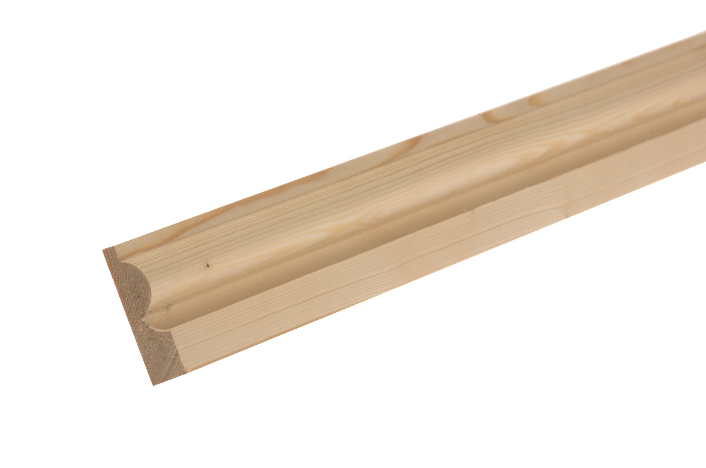 Planed Natural Pine Torus Architrave (L)2.1m (W)58mm (T)15mm, Pack of 5 Price Comparisons | Compare The Build