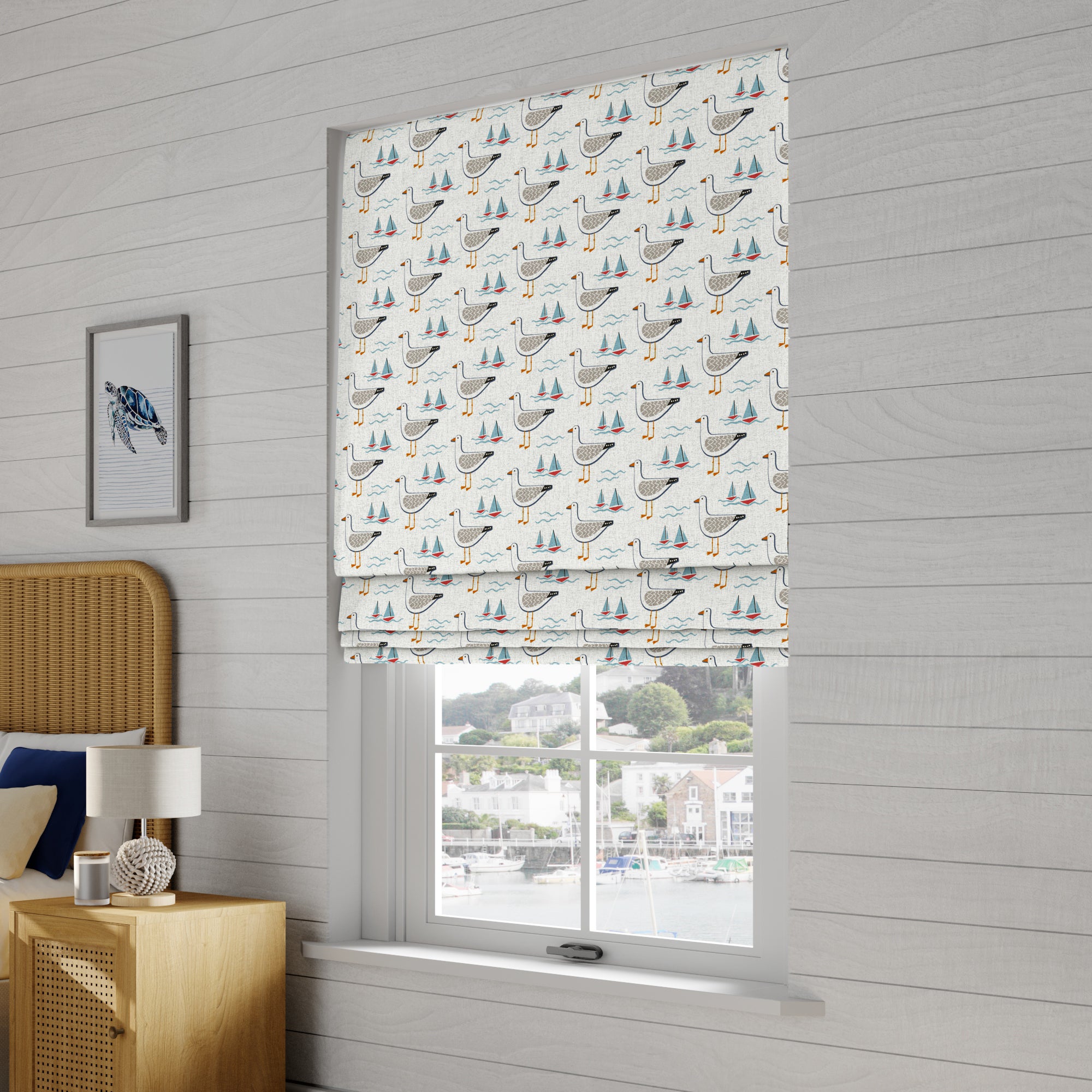 Coastal Gull Made to Measure Roman Blind Gull Multi Price Comparisons | Compare The Build