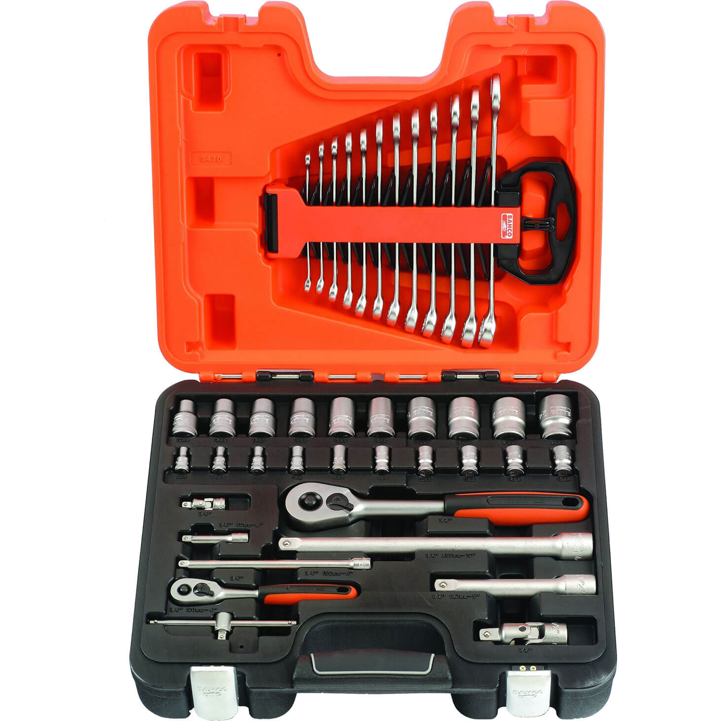 Bahco 41 Piece Combination Drive Hex Socket and Spanner Set Metric Combination Price Comparisons | Compare The Build