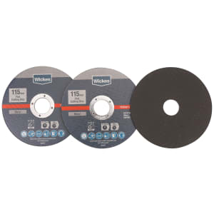 Wickes Metal Flat Cutting Disc 115mm - Pack of 3 Price Comparisons | Compare The Build