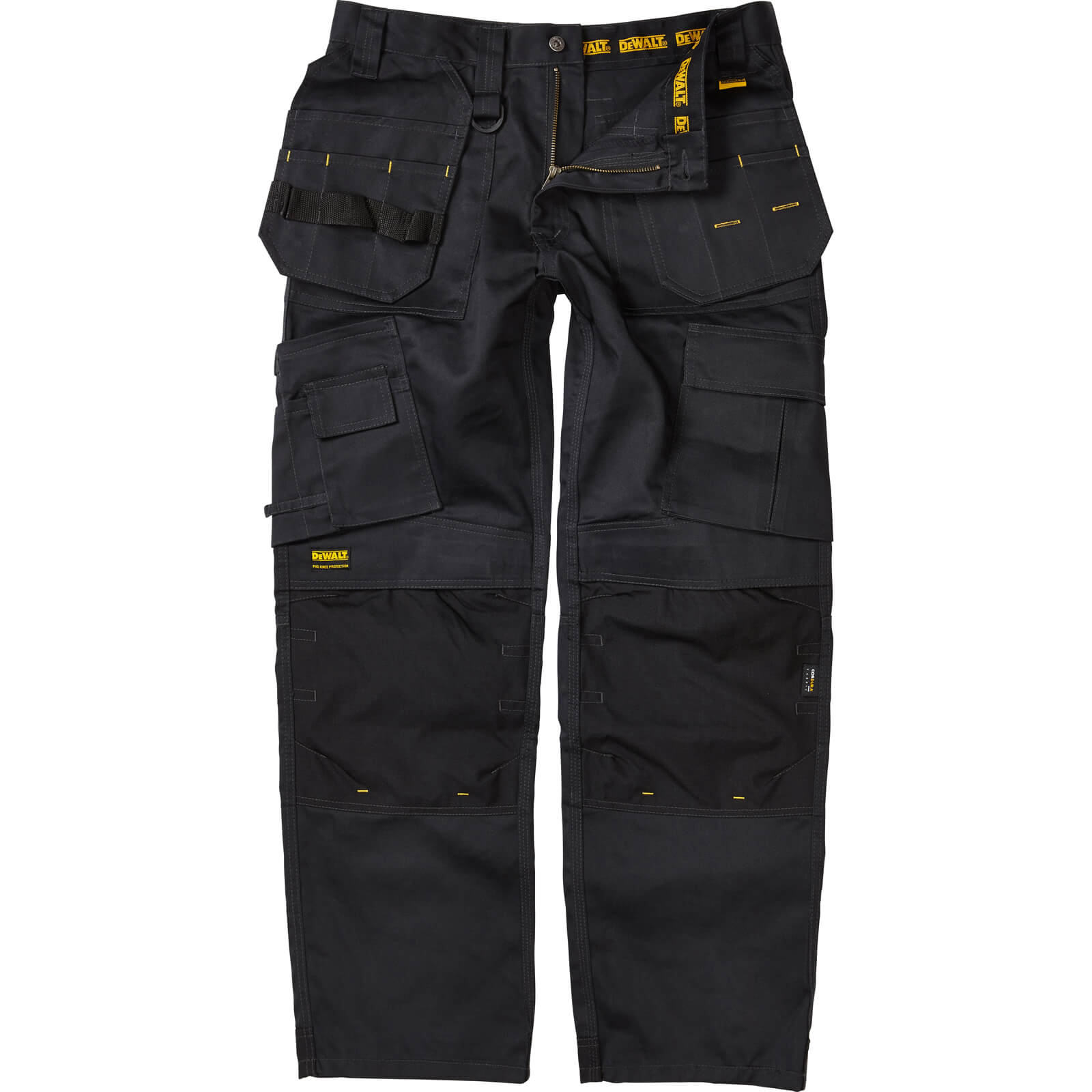 Dewalt Pro Tradesman Black Trousers, W32" L31" | Compare The Build