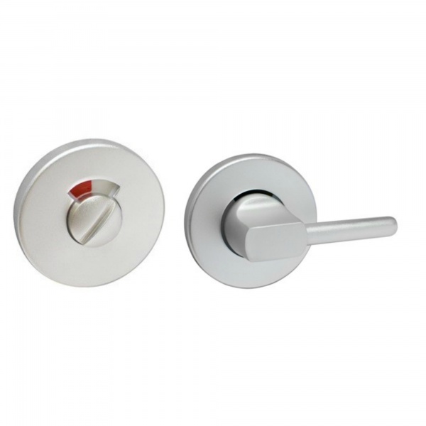 Satin Anodised Aluminium Bathroom Turn & Release/Indicator 5mm Spindle 52mm x 8mm (with colour indicater) Price Comparisons | Compare The Build