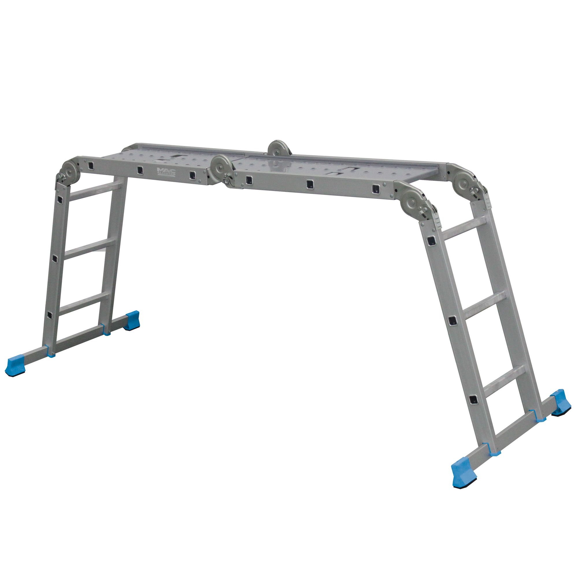 Mac Allister 4-Way 12 Tread Folding Combination Ladder | Compare The Build