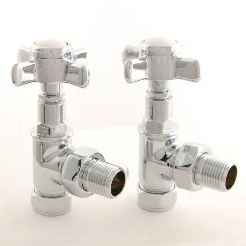 West Manual Valves, Westminster, Chrome Angled - 8mm | Compare The Build