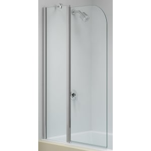 Nexa By Merlyn Easy-Fit Folding Curved Bath Screen - 1500 x 900mm Price Comparisons | Compare The Build