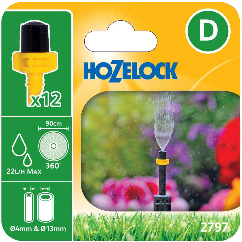 Hozelock HOZ27970012 2797 Mist Micro Spray Jet (Pack 12) | Compare The Build