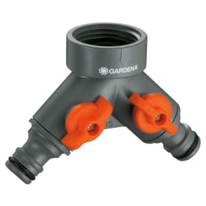 Gardena Twin Tap Connector - Connect 2 Hoses Price Comparisons | Compare The Build