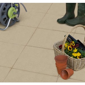 Marshalls Utility Textured Natural Paving Slab 450 x 450 x 32 mm - 12.96m2 pack Price Comparisons | Compare The Build