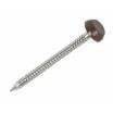 Plastic Headed Nails - 50mm Brown - Box of 100 Price Comparisons | Compare The Build