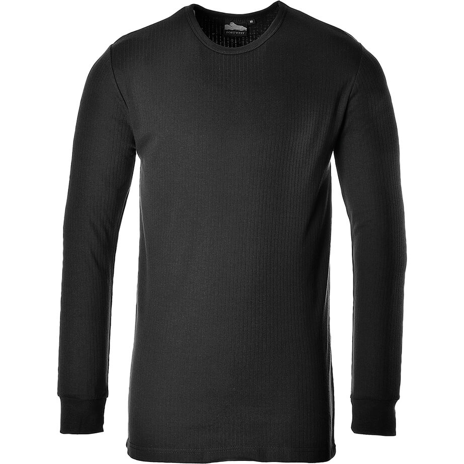 Portwest Thermal Long Sleeve T Shirt Black 3XL Price Comparisons | Compare The Build