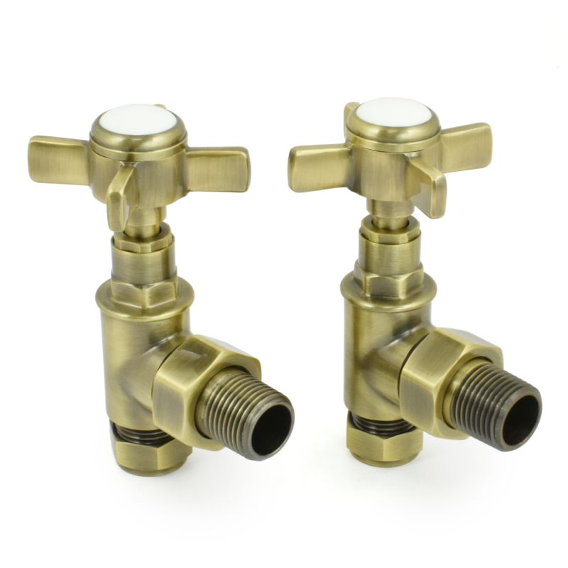 West Manual Valves, Westminster, Antique Brass Angled  - 10mm Price Comparisons | Compare The Build