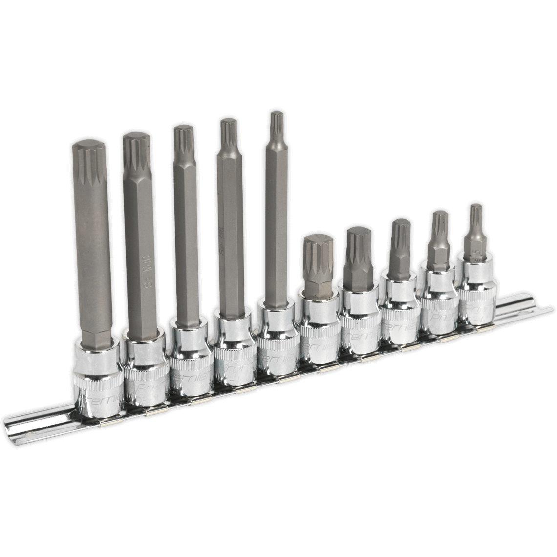 Sealey 10 Piece 3/8" Drive Spline Socket Bit Set 3/8" Price Comparisons | Compare The Build