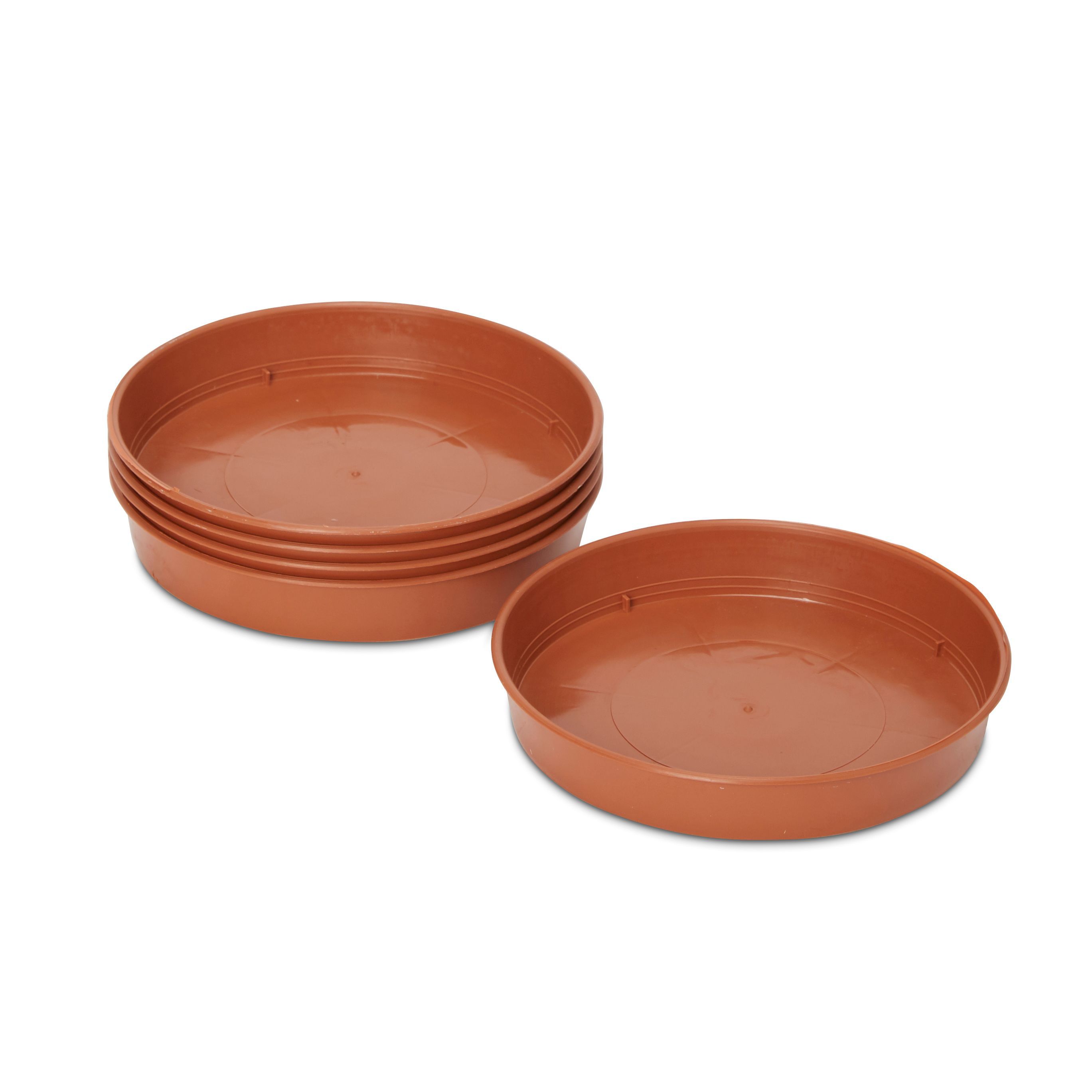 Verve Lei Brown Grow Pot Saucer (Dia)11.5Cm, Pack Of 5 Price Comparisons | Compare The Build