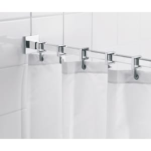 Croydex Luxury Square Shower Curtain Rail - Chrome Price Comparisons | Compare The Build