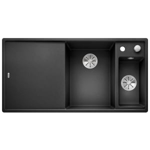 Blanco Axia 1.5 Bowl Silgranit Inset Kitchen Sink - Black Price Comparisons | Compare The Build