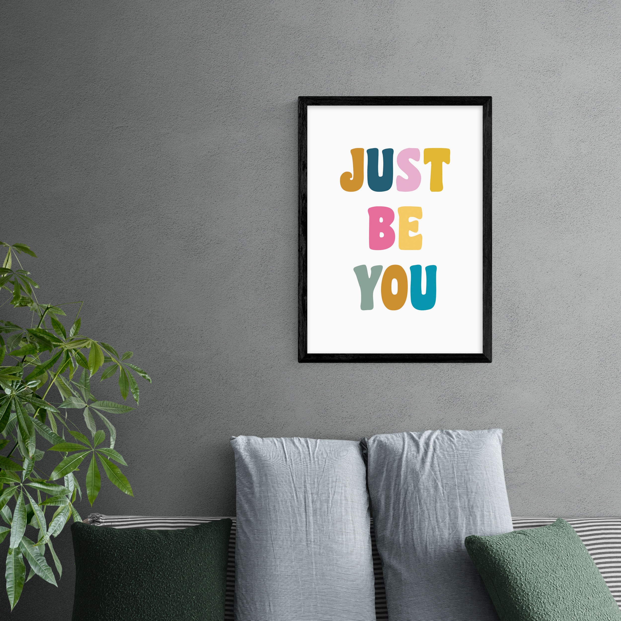 East End Prints Just Be You Print MultiColoured Price Comparisons | Compare The Build