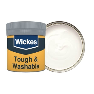 Wickes Tough & Washable Matt Emulsion Paint Tester Pot - Frosted White No.135 - 50ml Price Comparisons | Compare The Build